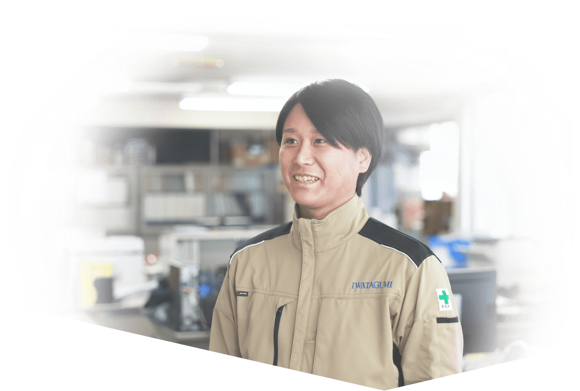 ー 家庭も大事にできる働き方ができる ー(2023年入社 井上 拓哉 主任 一級土木施工管理技士 本社勤務)